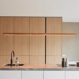 Hanglamp houten balk